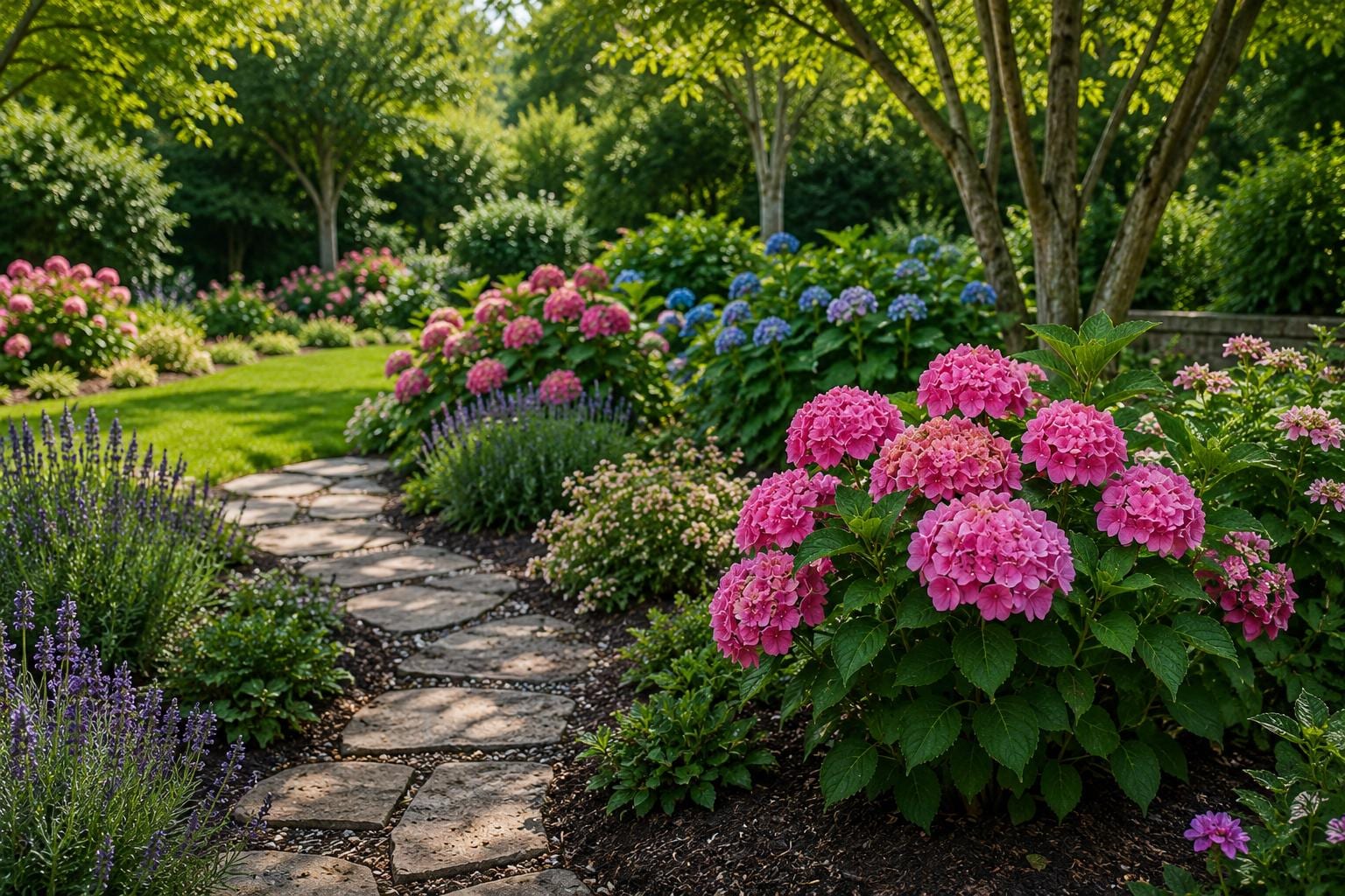 Pink Hydrangea Seeds - 50 Premium Hydrangea macrophylla for Garden Planting, Large Blooms, Easy to Grow
