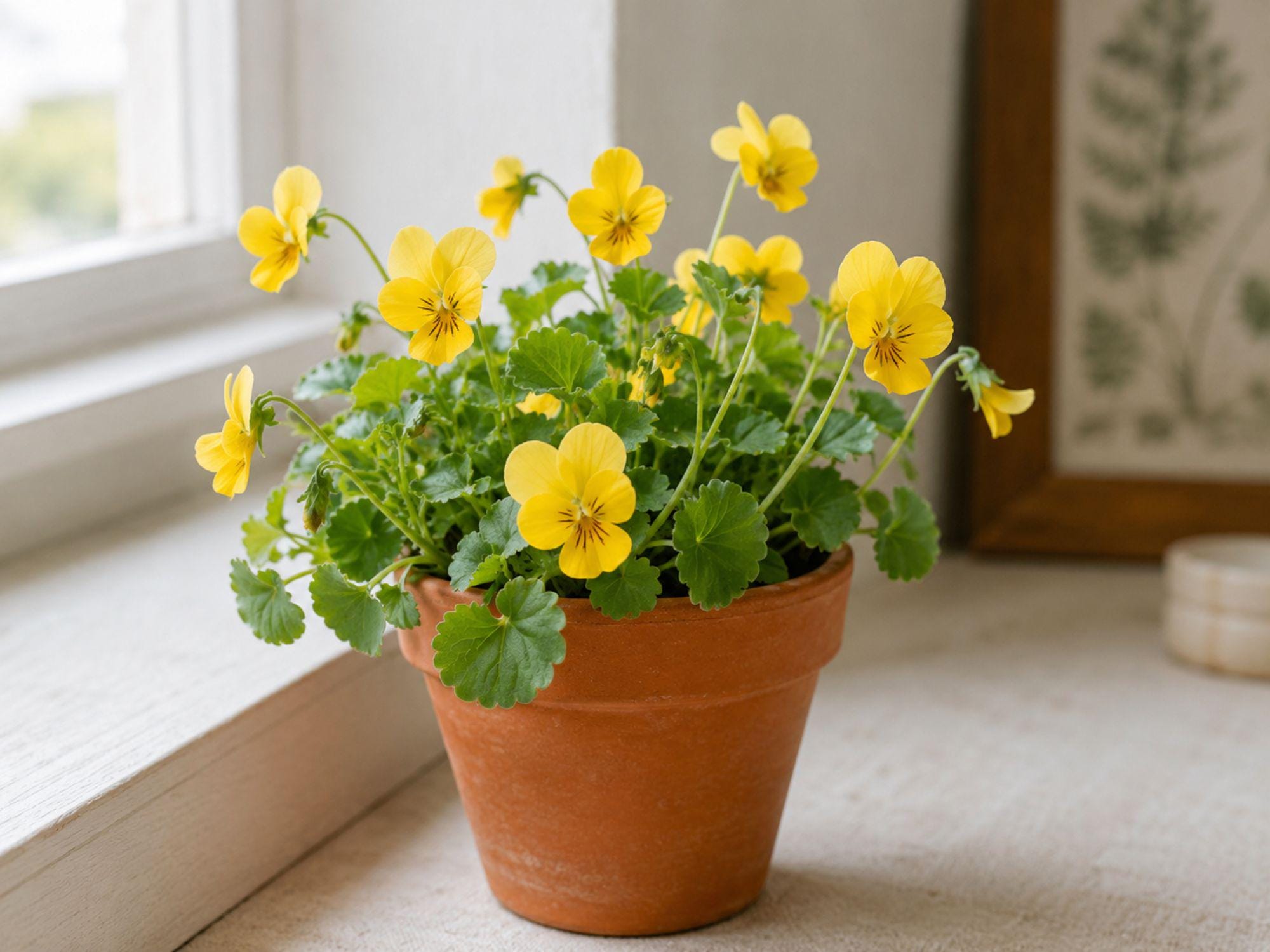Yellow Violet Bare Root Plant | Viola rotundifolia Native Woodland Perennial with Bright Yellow Spring Blooms