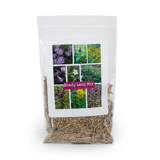 Native Wildflower Seed Mix 2.88 oz Shady Lane Variety for Shade Gardens Prairie Legacy Inc.
