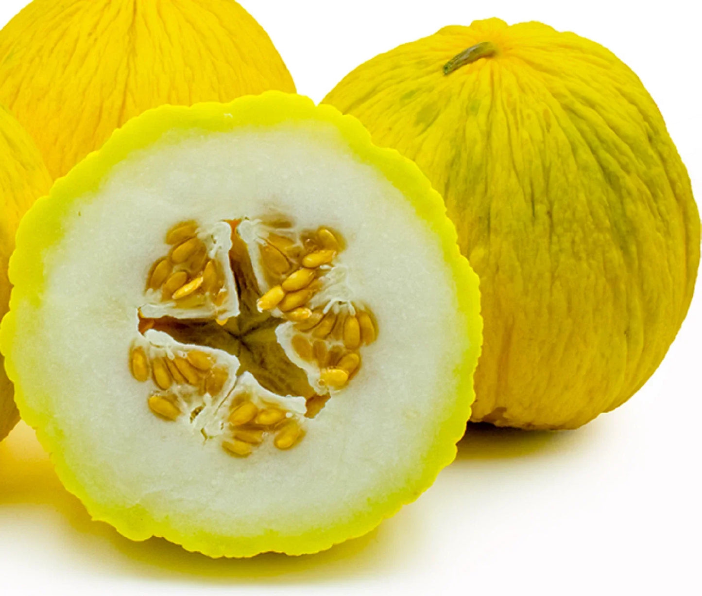Golden Beauty Casaba Melon Seeds - Non-GMO, Heirloom Cucumis melo, Vining, Sweet, Juicy, Summer Fruit, Seed Packet