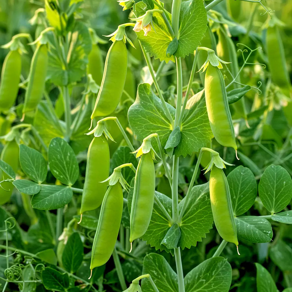 Oregon Sugar Pod Pea Seeds - 50+ Heirloom Non-GMO Sweet & Crisp Pisum sativum for Home Gardens, Container Growing