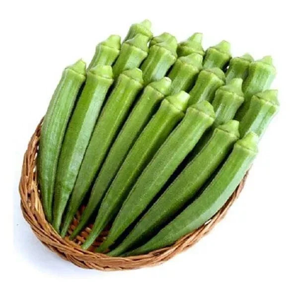 Perkins Long Pod Okra Seeds - 25+ Heirloom Non-GMO Seeds - Abelmoschus esculentus - Fresh Garden Variety
