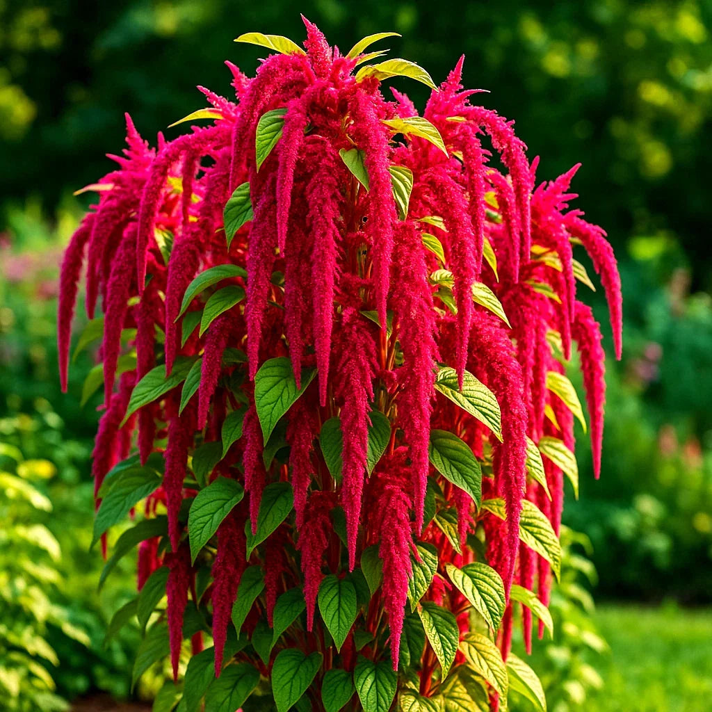 Amaranth Seeds - 6000+ Love Lies Bleeding - Autumn Flower Garden - Amaranthus caudatus - Vibrant Cascading Blooms