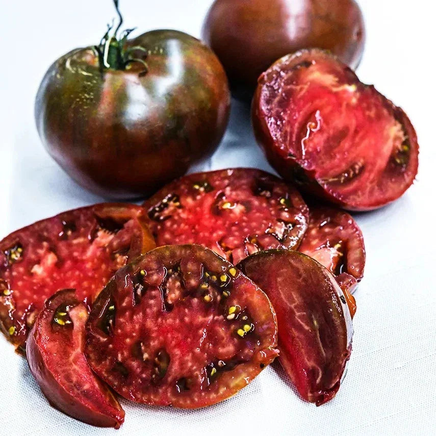 Heirloom Tomato Seeds - 30+ Organic NON-GMO Paul Robinson - Rare Variety for Home Garden - Solanum lycopersicum