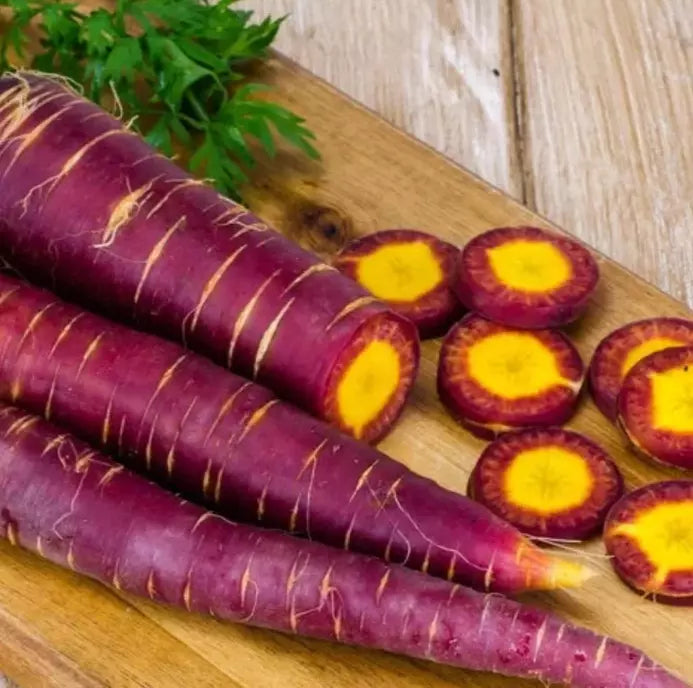 Cosmic Purple Carrot Seeds - 100+ Organic Heirloom Non-GMO Daucus carota, Rare Specialty Variety, Colorful, Nutrient-Rich, Easy to Grow