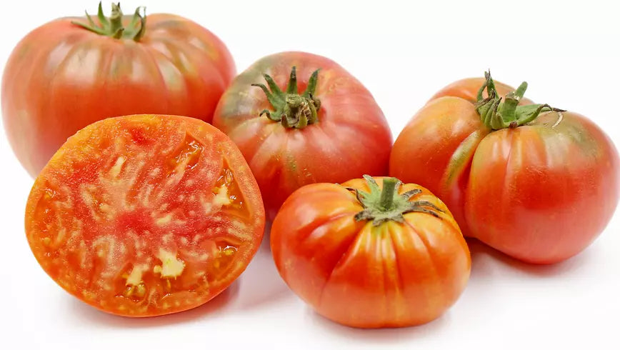 Vintage Wine Striped Tomato Seeds - Heirloom Beefsteak Variety, Organic, 10+ Seeds, Solanum lycopersicum