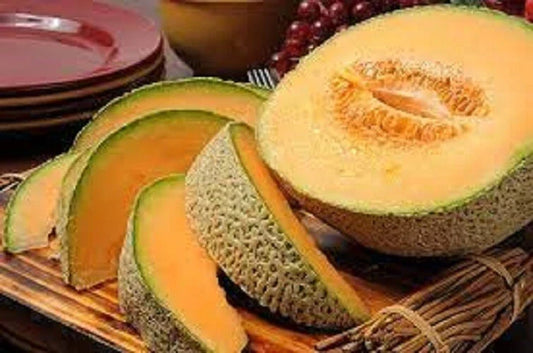 Hearts of Gold Cantaloupe Seeds - Heirloom, Non-GMO, Sweet Flavor, Cucumis melo, Vining Fruit Seeds for Garden Planting