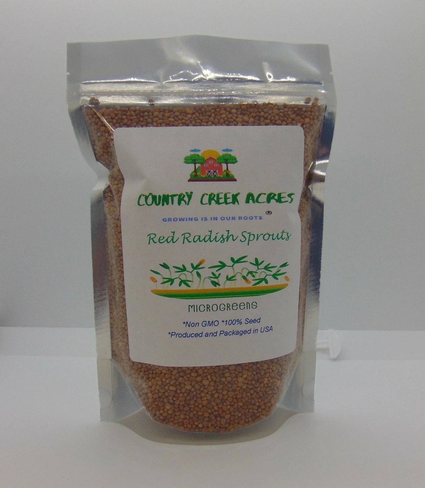12 oz Red Radish Seeds Raphanus sativus for Salads & Snacking, Organic, Non-GMO, Fast-Growing, Cool-Season, Compact Plant