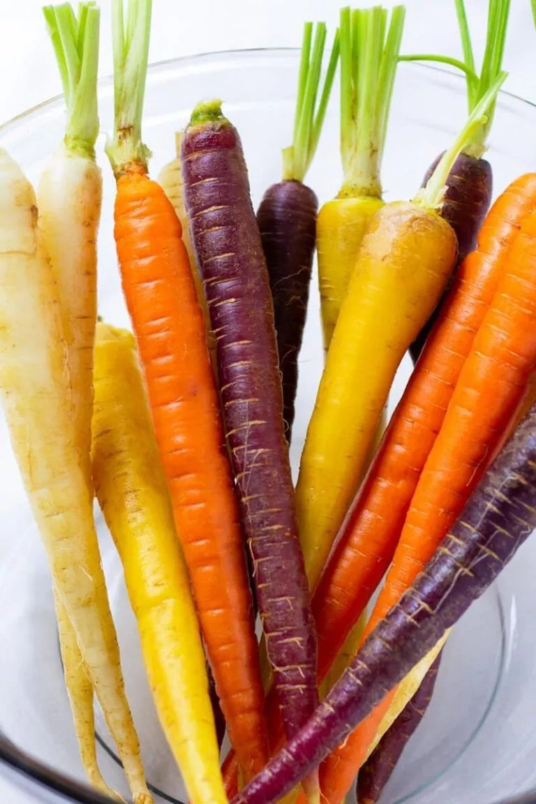 Rainbow Carrot Seeds | Non-GMO Heirloom Variety | Colorful Daucus carota Vegetable Seeds | 200+ Pack