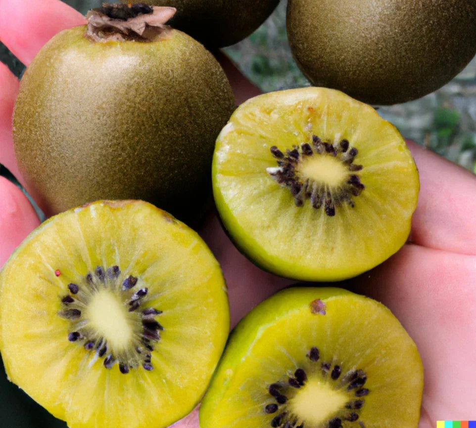 Golden Kiwi Seeds - 50+ Edible Fruit Vine for Home Garden, Actinidia chinensis, Fast Growing, Climbing Plant for Orchard and Trellis