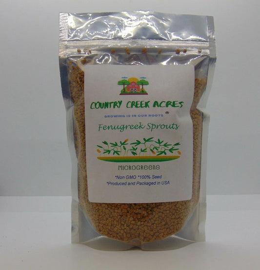 Organic Fenugreek Seeds 16 oz Trigonella foenum-graecum Culinary Herb for Gardening and Cooking